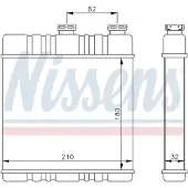 Nissens Wärmetauscher, Innenraumheizung 72660