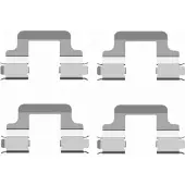 Textar 82502000 Zubehörsatz Scheibenbremsbelag Hinten für VW GOLF VI (5K1) Golf V Schrägheck (1K1) Passat Variant (3C5) für SKODA Octavia III Combi