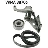 Skf Keilrippenriemensatz vkma38706 für VAUXHALL CHEVROLET ALFA ROMEO FIAT LANCIA CITROËN BMW CHRYSLER PEUGEOT SUZUKI MINI
