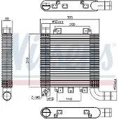 Nissens 96366 Ladeluftkühler LLK für HYUNDAI SANTA FÉ II (CM) Turbo Intercooler
