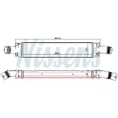 Nissens 961466 Ladeluftkühler LLK für AUDI A4 B9 Avant (8W5, 8WD) Turbo Intercooler