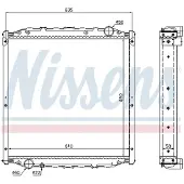 Nissens Kühler, Motorkühlung 62877A