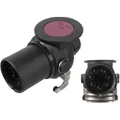 FEBI BILSTEIN FEBI Stecker 171817, 24V, 7-polig, ABS/EBS System, rund, Schraubanschluss, verdrehte Ausführung