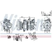 Nissens Klimakompressor KLIMA NIS 890602