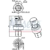 Nissens Druckschalter, Klimaanlage 301022