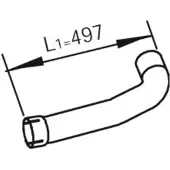 DINEX Abgasrohr 47276