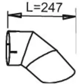 DINEX Abgasrohr 51675
