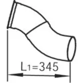 DINEX Auspuffrohr DIN82193