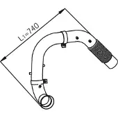DINEX Abgasrohr 54191
