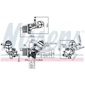Nissens Ölkühler, Motoröl 91161 für VAUXHALL CHEVROLET