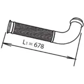 DINEX Auspuffrohr 66220
