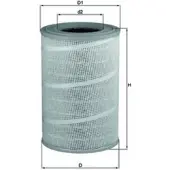 MAHLE ORIGINAL Luftfilter LX 713