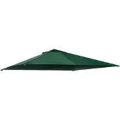 Outsunny Pavillondach Ersatzdach Pavillonabdeckung Polyester Grün 3x3m
