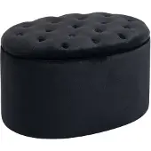 HOMCOM Bank oval mit Stauraum 838-176
