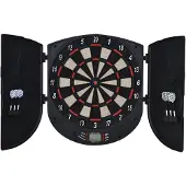 HOMCOM elektronische Dartscheibe Dartboard Dart-set mit 6 Darts Soundeffekte