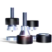 Soundcare SuperSpike 1, Standard, M6 thread, 4pcs, black/chrome