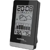 Technoline WS 9125, Schwarz, Silber, Innen-Hygrometer, Innen-Thermometer, Hygrometer, Thermometer, Hygrometer, Thermometer, AAA Micro LR03, 66 mm