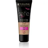 Eveline Cosmetics Selfie Time Foundation & Concealer Cryo-Moisturizing Deck And Proofreader 06 Honey 30Ml