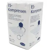 Hartmann ES Mullkompressen, unsteril, 10 cm, 17-fädig, 12-fach 10x100 St
