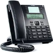 Mitel 80C00001AAA-A IP-Telefon, Schwarz, 9 Zeilen, LCD