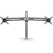 Fellowes Lotus Dual Monitor Arm Kit - Befestigungskit - einstellbarer Arm - für 2 LCD-Displays - Metall, Aluminium - Silber