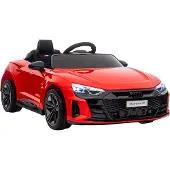 HOMCOM Kinder Elektroauto, Kinderfahrzeug mit Ferbedienung, Kinderauto, Weiß