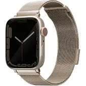 Uniq Dante Mesh-Stahlarmband für Apple Watch | 44/45/46/49 mm - Starlight