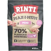 Rinti Max-i-Mum Huhn Mini 4 kg, Adult, jede Rasse, Huhn, 4 kg
