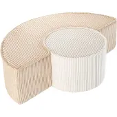 WigiWama Sitzhocker-Set, Brown Sugar