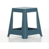 Vitra Hocker Chap blau, Designer Konstantin Grcic, 43x45.5x43 cm