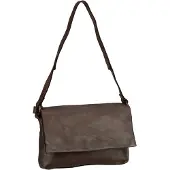 Harold's Leder Umhängetasche Schultertasche Submarine Handbag Flap Brown dunkelbraun
