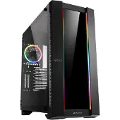 Sharkoon ELITE SHARK CA200G, Midi Tower, PC, Schwarz, ATX, EATX, micro ATX, Mini-ITX, SSI CEB, SSI EEB, Blau, Grün, Rot, 16,5 cm
