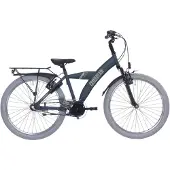 Bike Fun Kinderfahrrad 24 Zoll mit Shimano Nexus 3-Gang Schaltung Matt Dunkelgrün