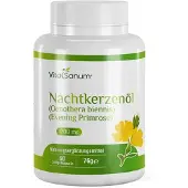 VitaSanum Nachtkerzenöl (Oenothera biennis) – 1700 mg Tagesportion 60 St Weichkapseln