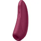 Huismerk Curvy 1+ - App-gesteuerter Druckwellen-Vibrator für die Klitoris (rot)
