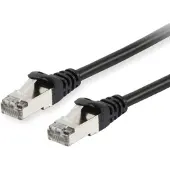 Equip Cat.6 S/FTP Patchkabel, 10m, Schwarz, 10 m, Cat6, S/FTP (S-STP), RJ-45, RJ-45, Schwarz