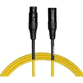 Cascha Standard-Mikrofonkabel – XLR – 9 m – Gelb