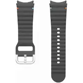 Samsung Original Sportarmband für Galaxy Watch 4 / 5 / 6 / 7 / FE (20 mm) - Größe S/M - Dark Gray