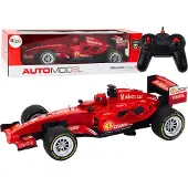 Leantoys RC-Rennwagen mit Fernbedienung 1:12, rote Lichter, Sounds