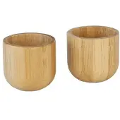 Pebbly Eierbecher Natur (2-teilig)