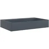 vidaXL Waschbecken 60x38x11 cm Mineralguss/Marmorguss Anthrazit