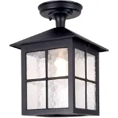Elstead Lighting Elstead Winchester Außen-Deckenleuchte E27 28cm Schwarz IP43