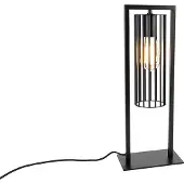 QAZQA Smarte moderne Tischleuchte schwarz inkl. Wifi ST64 - Balenco Wazo