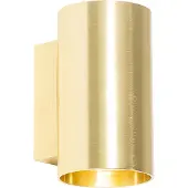 QAZQA Smarte Wandleuchte gold rund inkl. 2 WiFi GU10 - Sandy