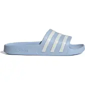 Adidas Originals Damen Badeschlappen Adilette Aqua IE8919 43 - Glow Blue/Zero Met. - 43