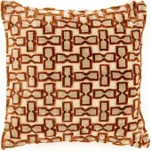 By-Boo Zierkissen Stunda - Terracotta (45 x 45 cm)