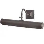 ELSTEAD Bilderleuchte Picture Lights bronze dunkel, 36 cm Lights, dimmbar, bronze / altmessing, für Wohn- / Esszimmer, Metall, Antik, Wandleuchte, Wandlampe Innen