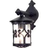 ELSTEAD Hereford Außen-Wandleuchte E27 31cm Schwarz