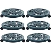 vidaXL Pflanzenroller 6 Stk. Grün 38 cm Kunststoff