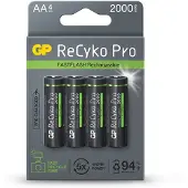 GP Batteries B2420, Wiederaufladbarer Akku, AA, Nickel-Metallhydrid (NiMH), 1,2 V, 4 Stück(e), 2000 mAh